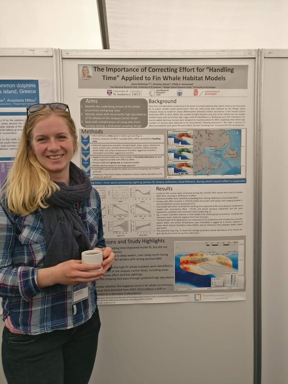 Anna's poster on fin whale habitat modelling